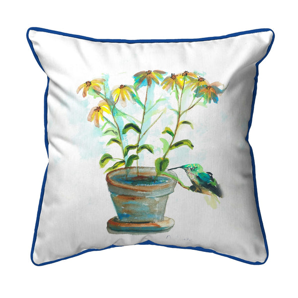 Pot of Daisies Indoor/Outdoor Pillow