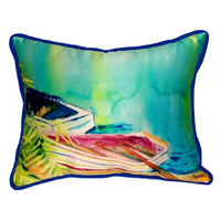 Row Boats Indoor/Outdoor Pillow