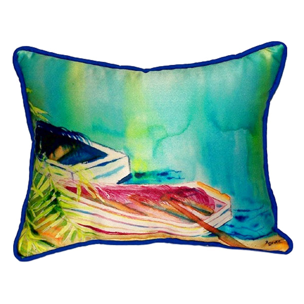 Row Boats Indoor/Outdoor Pillow