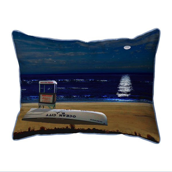 Ocean City Beach Indoor/Outdoor Pillow