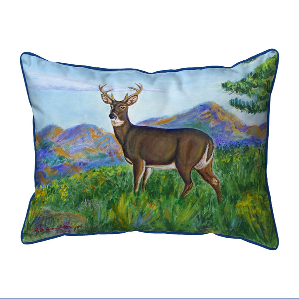 Deer in Mountains Indoor/Outdoor Pillow