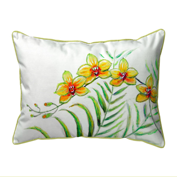Yellow Orchids Indoor/Outdoor Pillow