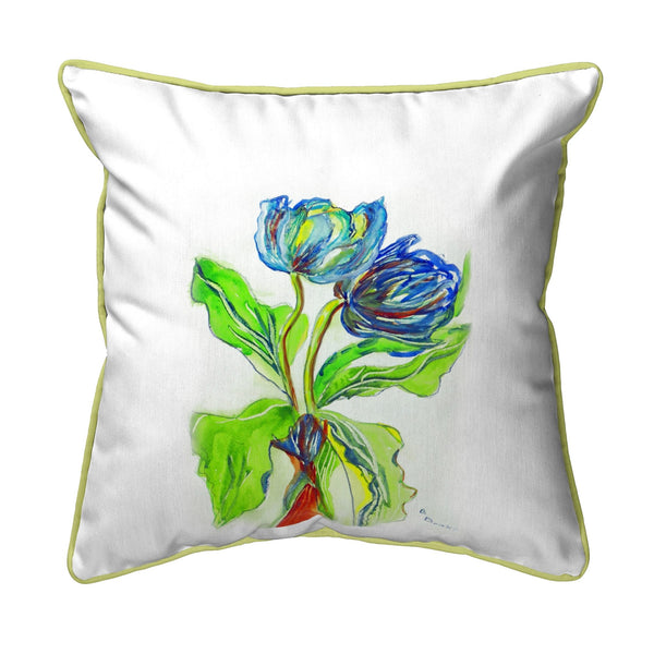 Blue Tulips Indoor/Outdoor Pillow