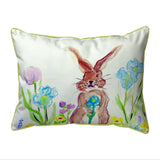 Garden Bunny Indoor/Outdoor Pillow