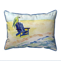 Parrot and Chair Indoor/Outdoor Pillow