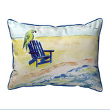 Parrot and Chair Indoor/Outdoor Pillow