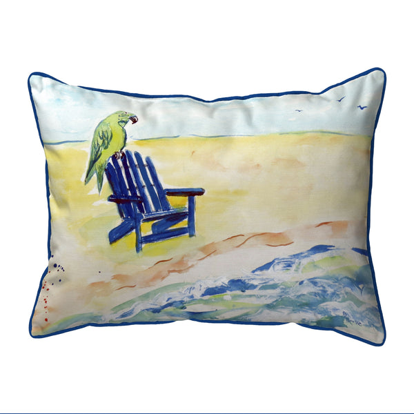 Parrot and Chair Indoor/Outdoor Pillow