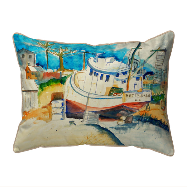 Betsy's Boat Indoor/Outdoor Pillow