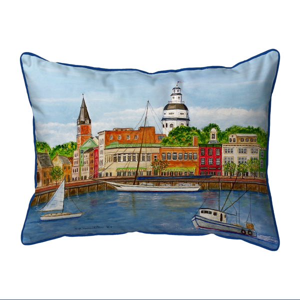Annapolis City Dock, MD Indoor/Outdoor Pillow