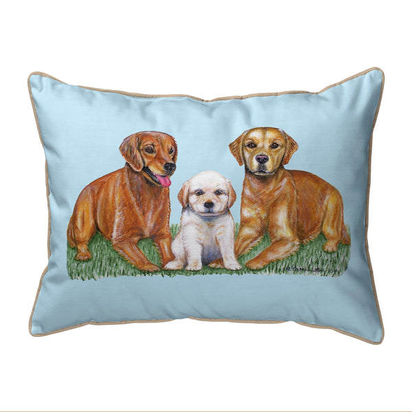 Golden Retrievers Indoor/Outdoor Pillow