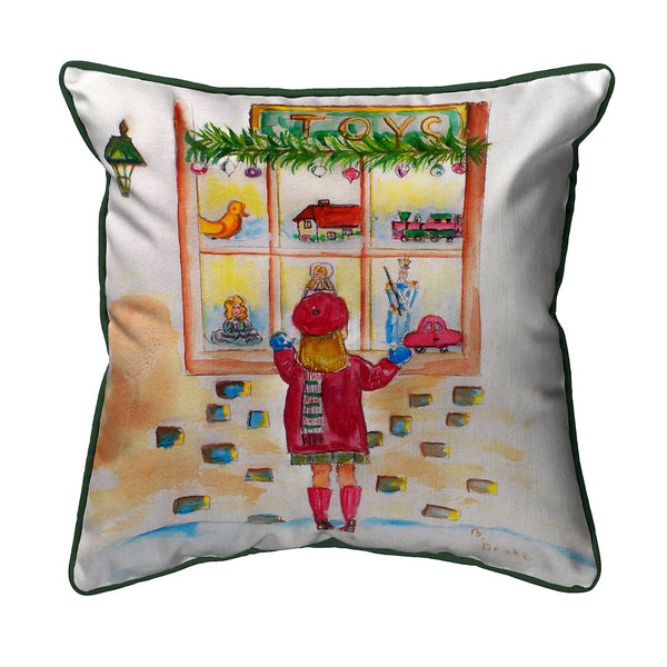 Girl in Window Indoor/Outdoor Pillow