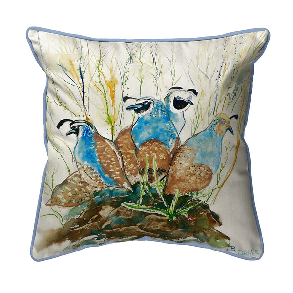 Partridges Indoor/Outdoor Pillow