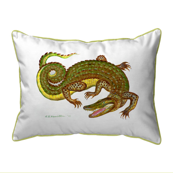 Alligator Indoor/Outdoor Pillow