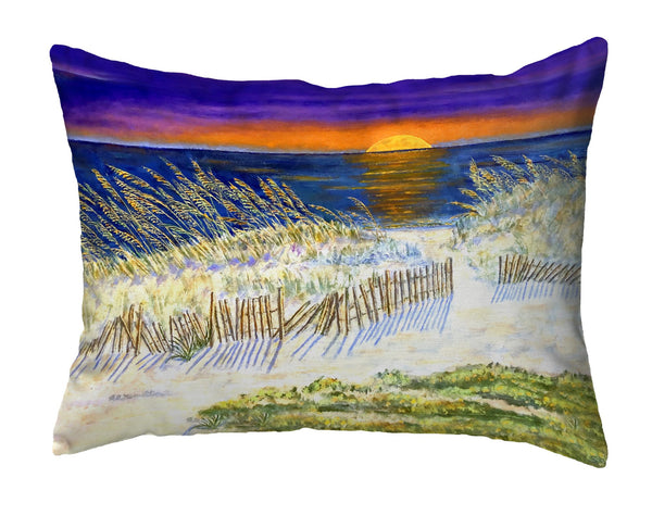 Sea Oates Moonrise II No-Cord Pillow