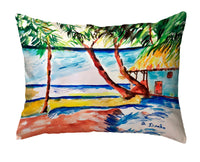 Palms and Cottage No-Cord Pillow