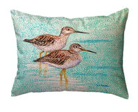 Yellow Legs Sandpipers No-Cord Pillow