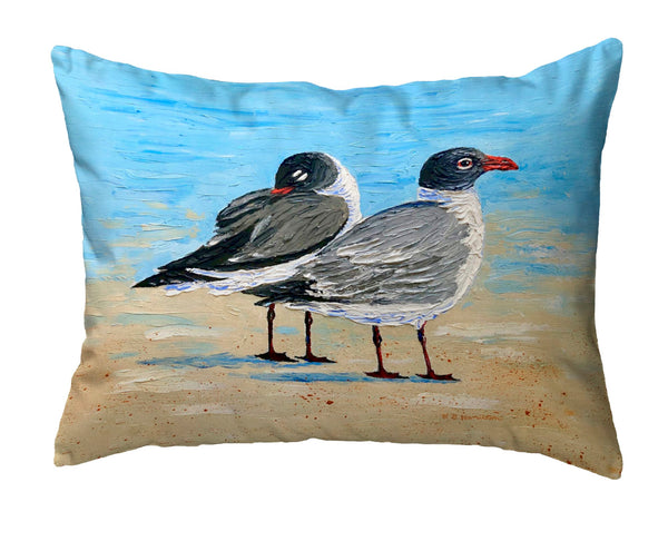 Laughing Sea Gulls No-Cord Pillow