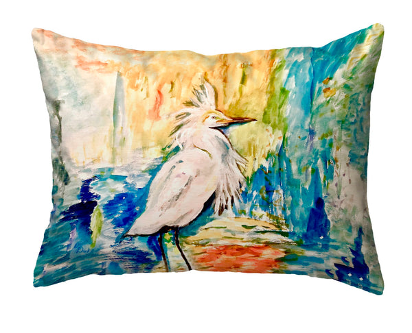 Wild Egret No-Cord Pillow