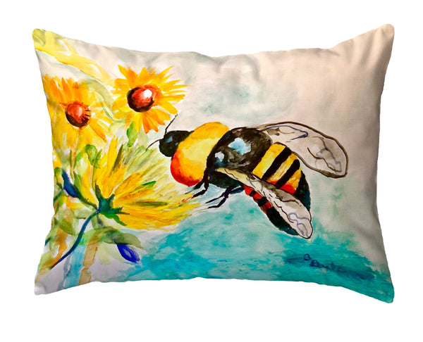 Bee & Flower No-Cord Pillow