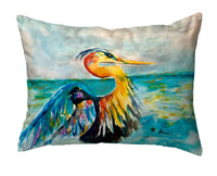 Blue Heron Colors No-Cord Pillow