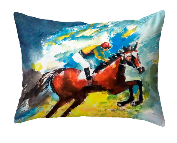 Horse Jumping No-Cord Pillow