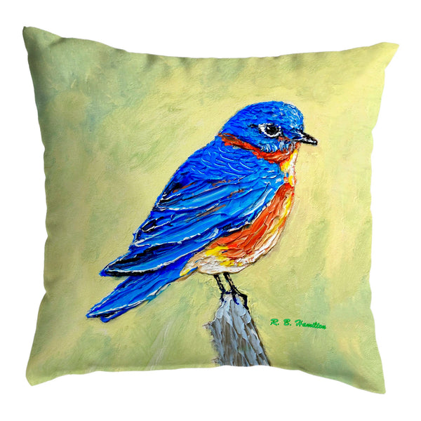 Blue Bird II No-Cord Pillow