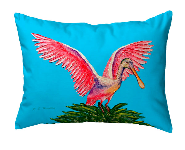 Spoonbill Wings No-Cord Pillow