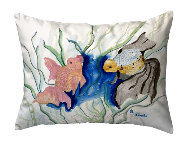 Two Fantail Fish No-Cord Pillow