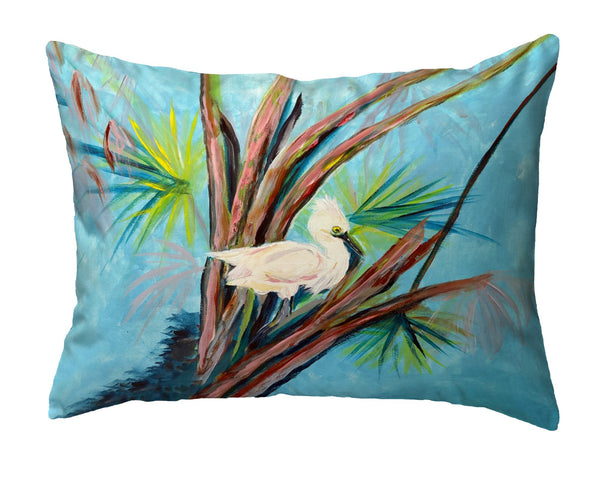 Roosting Egret No-Cord Pillow