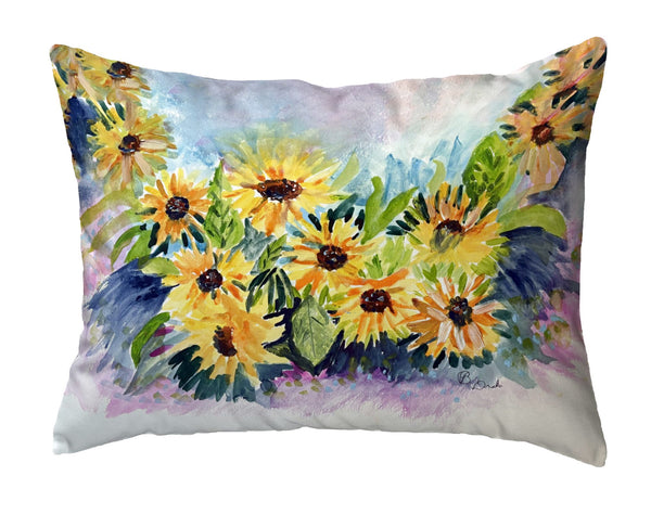 Betsy's Black Eyed Susans No-Cord Pillow