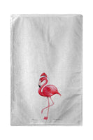 Flamingo Santa Kitchen Towel