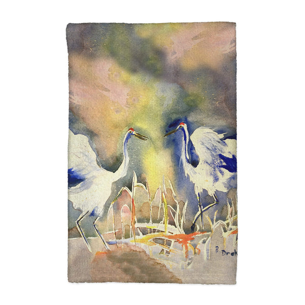 Whooping Crane Kitchen Towel
