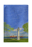 Marine City Lighthouse, MI Kitchen Towel