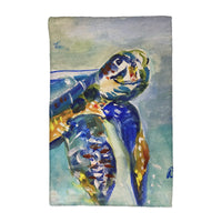 Happy Sea Turtle Kitchen Towel