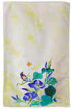 Blue Morning Glories Kitchen Towel