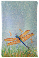 Pointillist Dragonfly Kitchen Towel