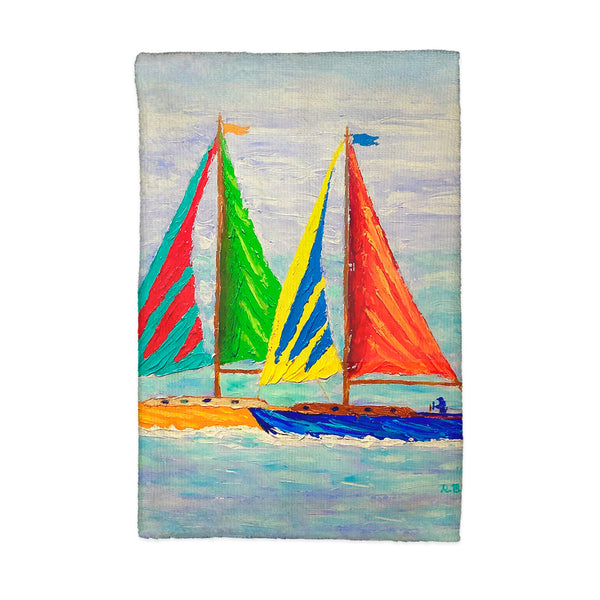 Sailboat Race Kitchen Towel