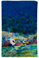 Colorful Cranes Kitchen Towel