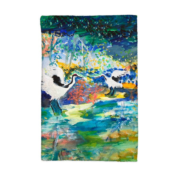 Colorful Cranes Kitchen Towel