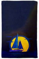 Moonrise Sail II Kitchen Towel