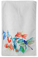 Blue and Green Dragonfly Kitchen Towel