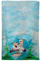 Mr and Mrs Blue Heron Kitchen Towel