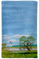 Tree Over Marsh Kitchen Towel