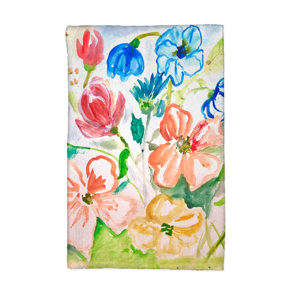 Colorful Flowers Kitchen Towel
