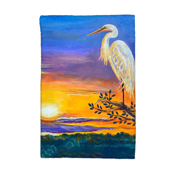 Egret Sunset II Kitchen Towel