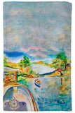 Boat View Kitchen Towel