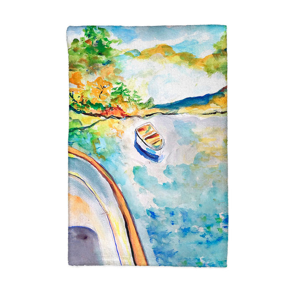 Boat View Kitchen Towel