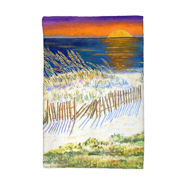 Sea Oats Moonrise II Kitchen Towel