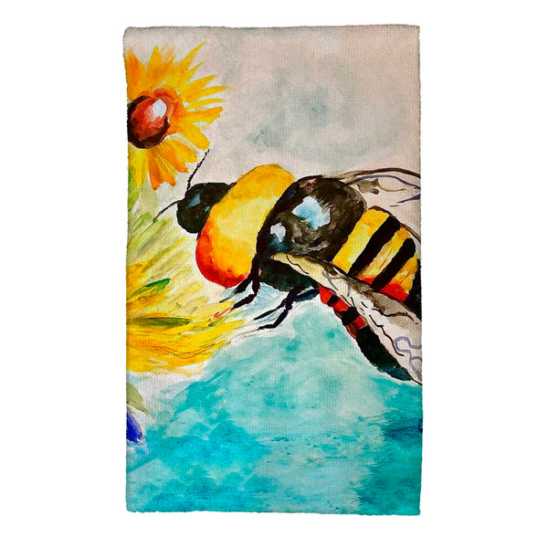 Bee & Flower Kitchen Towel