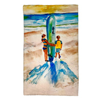 Two Surfers Kitchen Towel